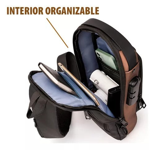 Mochila Antirrobo Impermeable con Puerto USB