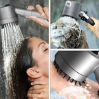 Pack Cabezal Ducha Masajeadora + Alfombra de Baño Secado Rápido