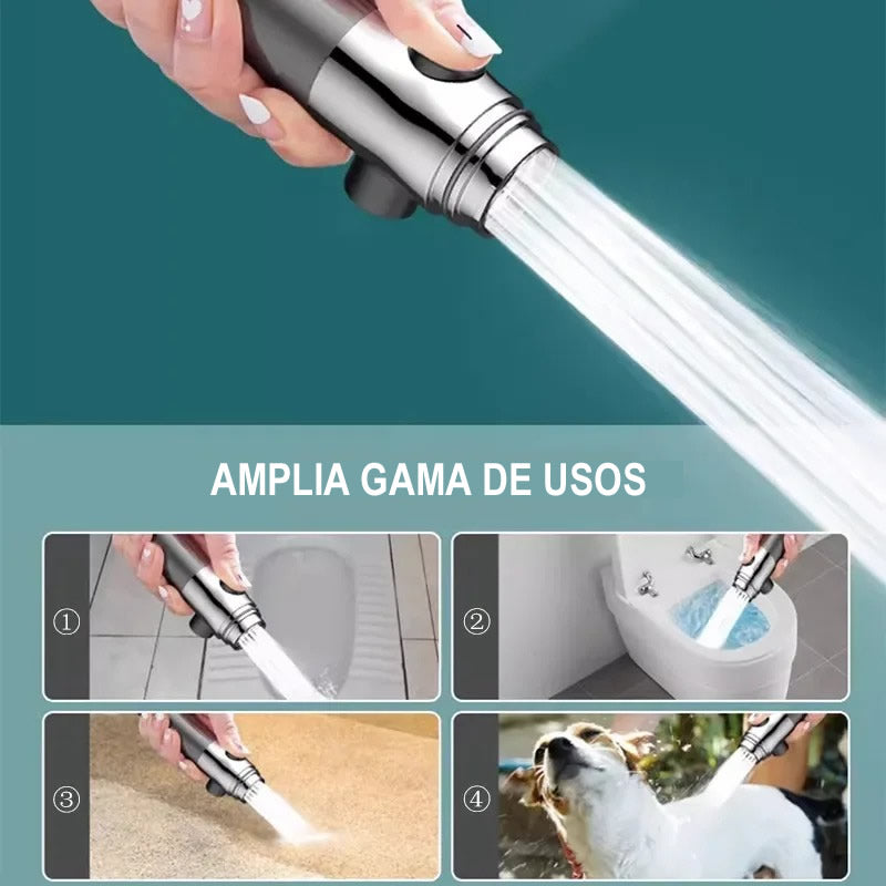 Pack Cabezal Ducha Masajeadora + Alfombra de Baño Secado Rápido