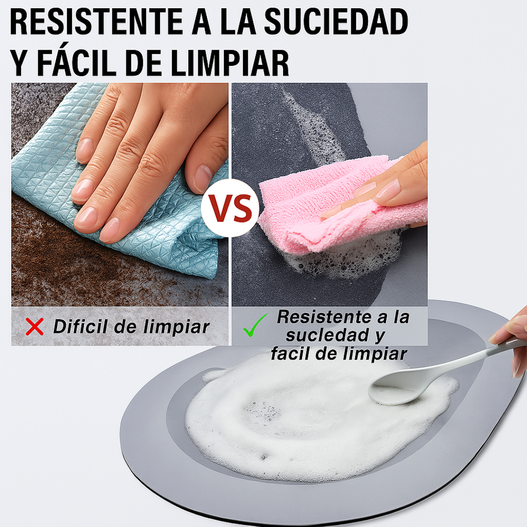 Pack Cabezal Ducha Masajeadora + Alfombra de Baño Secado Rápido