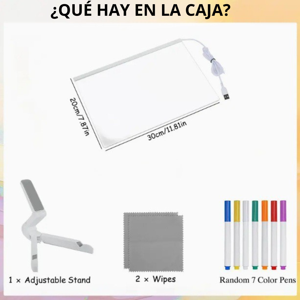 Pizarra Luminosa LED para Niños