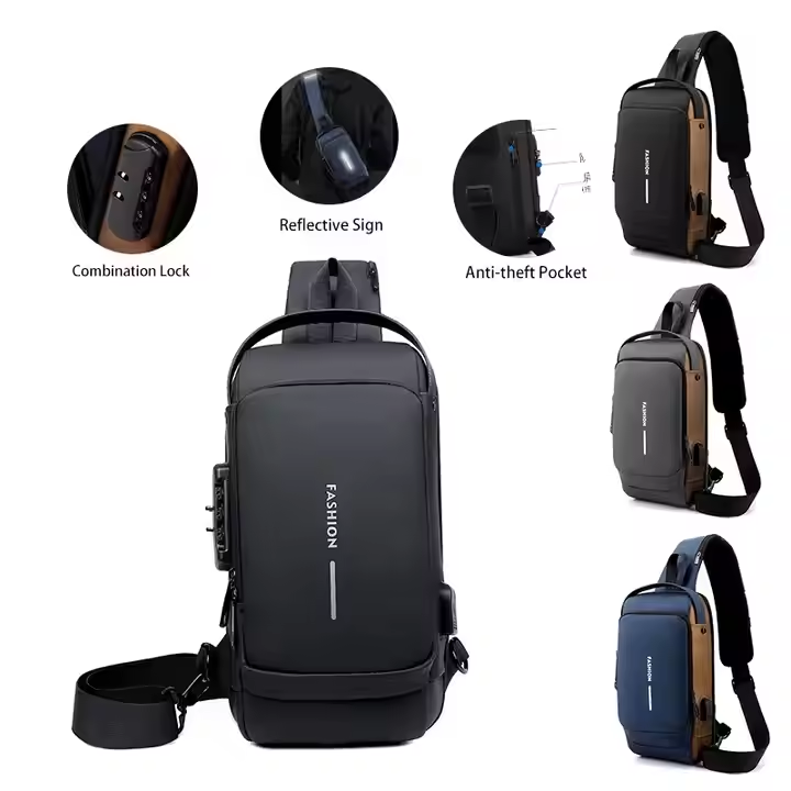 Mochila Antirrobo Impermeable con Puerto USB