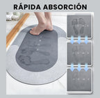 Pack Cabezal Ducha Masajeadora + Alfombra de Baño Secado Rápido
