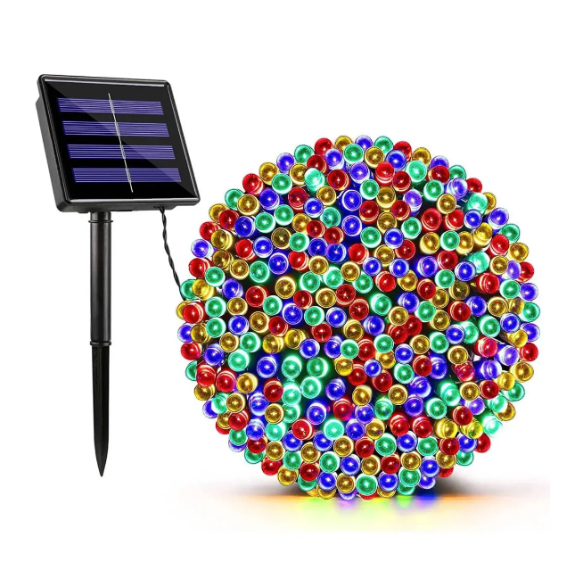 Luces Navidad Solar 17m