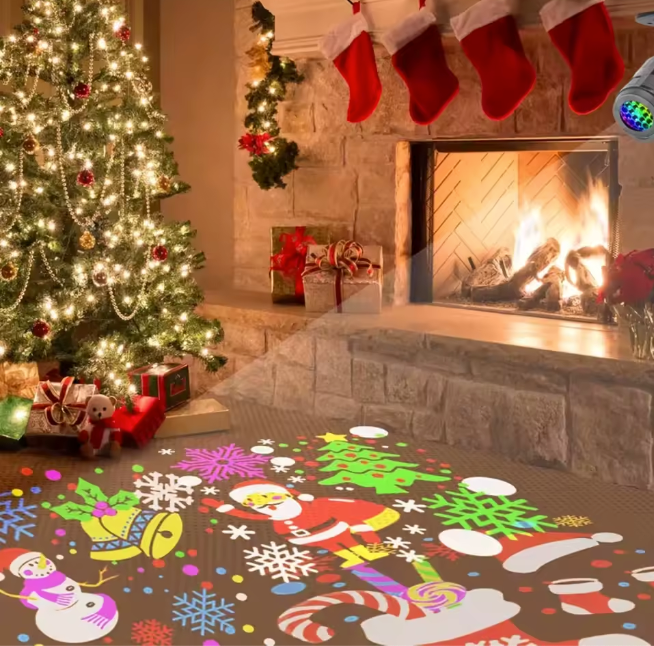 Pack 2 Proyector De Navidad